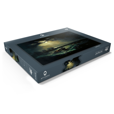 Darstellung des Puzzle Motivs Fishermen at Sea 200 Puzzle Schachtel Ansicht1