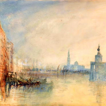 Darstellung des Puzzle Motivs Venice, The Mouth of the Grand Canal 1000 Puzzle 3D Modell