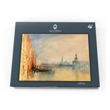 Darstellung des Puzzle Motivs Venice, The Mouth of the Grand Canal 100 Puzzle Schachtel Ansicht3
