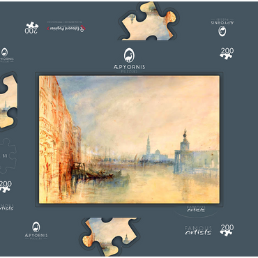 Darstellung des Puzzle Motivs Venice, The Mouth of the Grand Canal 200 Puzzle Schachtel 3D Modell