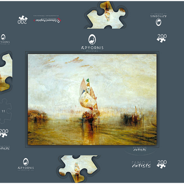 Darstellung des Puzzle Motivs The Sun of Venice Going to Sea 200 Puzzle Schachtel 3D Modell