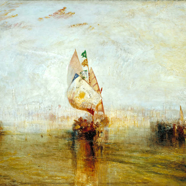 Darstellung des Puzzle Motivs The Sun of Venice Going to Sea 500 Puzzle 3D Modell