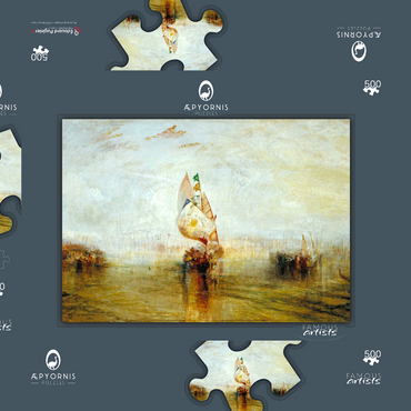 Darstellung des Puzzle Motivs The Sun of Venice Going to Sea 500 Puzzle Schachtel 3D Modell