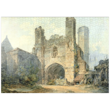 Darstellung des Puzzle Motivs puzzleplate Saint Augustine's Gate, Canterbury 1000 Puzzle