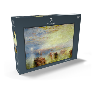 Darstellung des Puzzle Motivs Approach to Venice 1000 Puzzle Schachtel Ansicht2