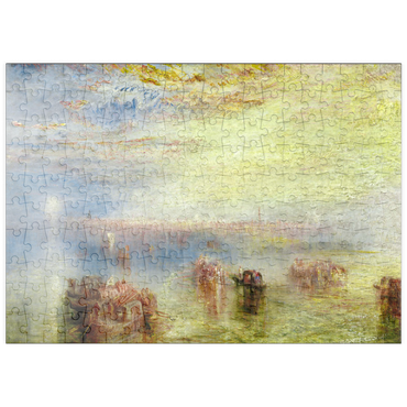 Darstellung des Puzzle Motivs puzzleplate Approach to Venice 200 Puzzle