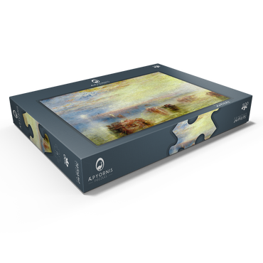 Darstellung des Puzzle Motivs Approach to Venice 500 Puzzle Schachtel Ansicht1
