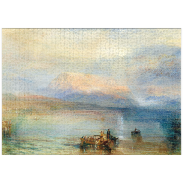 Darstellung des Puzzle Motivs puzzleplate The Red Rigi 1000 Puzzle