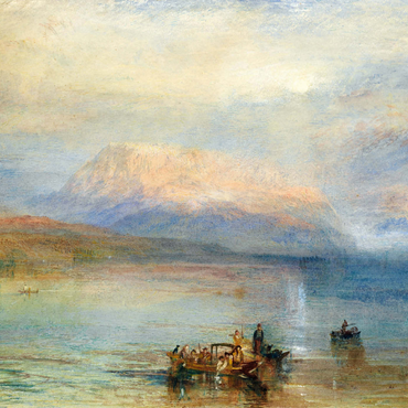 Darstellung des Puzzle Motivs The Red Rigi 1000 Puzzle 3D Modell