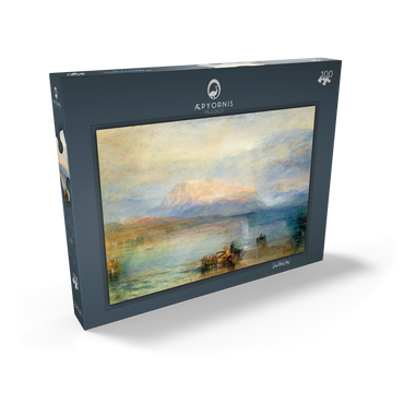 Darstellung des Puzzle Motivs The Red Rigi 100 Puzzle Schachtel Ansicht2