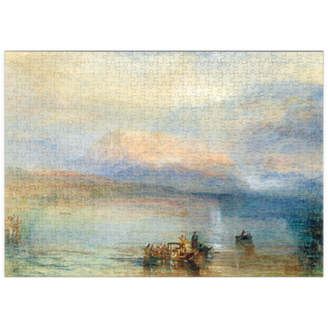 Darstellung des Puzzle Motivs puzzleplate The Red Rigi 500 Puzzle
