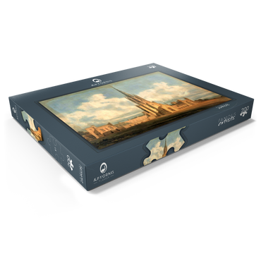 Darstellung des Puzzle Motivs Projected Design for Fonthill Abbey, Wiltshire 200 Puzzle Schachtel Ansicht1