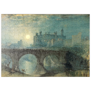 Darstellung des Puzzle Motivs puzzleplate Alnwick Castle 200 Puzzle