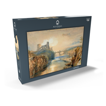 Darstellung des Puzzle Motivs Barnard Castle 1000 Puzzle Schachtel Ansicht2