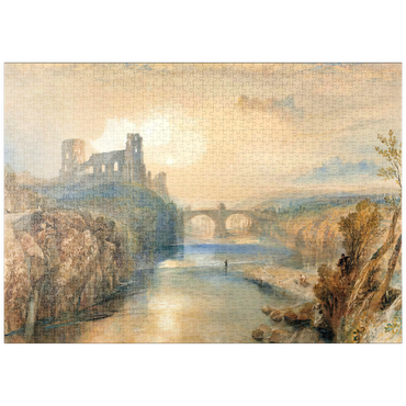 Darstellung des Puzzle Motivs puzzleplate Barnard Castle 1000 Puzzle