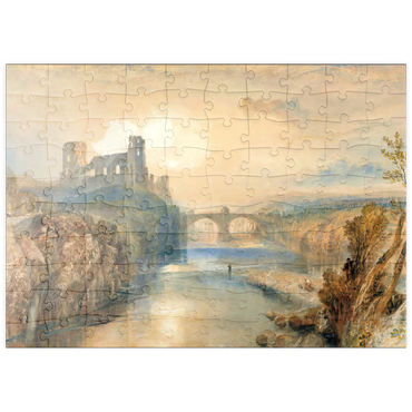 Darstellung des Puzzle Motivs puzzleplate Barnard Castle 100 Puzzle