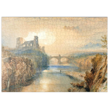 Darstellung des Puzzle Motivs puzzleplate Barnard Castle 500 Puzzle