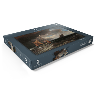 Darstellung des Puzzle Motivs Seascape with a Squall Coming Up 100 Puzzle Schachtel Ansicht1