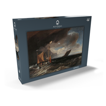 Darstellung des Puzzle Motivs Seascape with a Squall Coming Up 500 Puzzle Schachtel Ansicht2