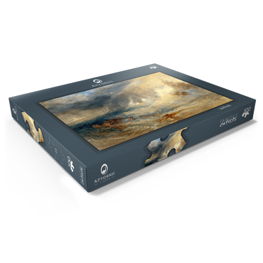 Darstellung des Puzzle Motivs Long Ship's Lighthouse, Land's End 100 Puzzle Schachtel Ansicht1