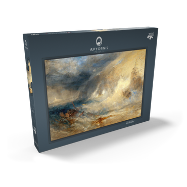 Darstellung des Puzzle Motivs Long Ship's Lighthouse, Land's End 100 Puzzle Schachtel Ansicht2