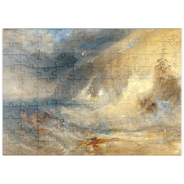 Darstellung des Puzzle Motivs puzzleplate Long Ship's Lighthouse, Land's End 100 Puzzle