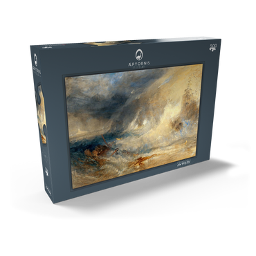 Darstellung des Puzzle Motivs Long Ship's Lighthouse, Land's End 500 Puzzle Schachtel Ansicht2