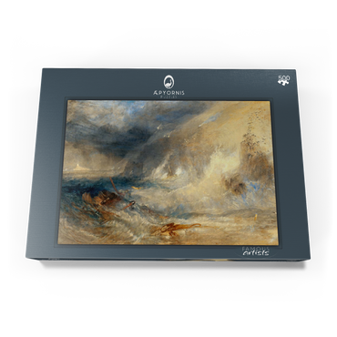 Darstellung des Puzzle Motivs Long Ship's Lighthouse, Land's End 500 Puzzle Schachtel Ansicht3