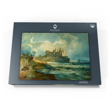 Darstellung des Puzzle Motivs Conway Castle, North Wales 1000 Puzzle Schachtel Ansicht3