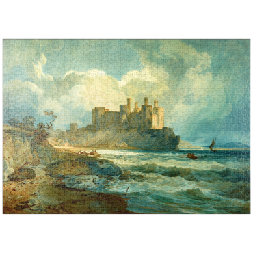 Darstellung des Puzzle Motivs puzzleplate Conway Castle, North Wales 1000 Puzzle