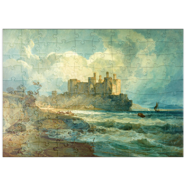 Darstellung des Puzzle Motivs puzzleplate Conway Castle, North Wales 100 Puzzle