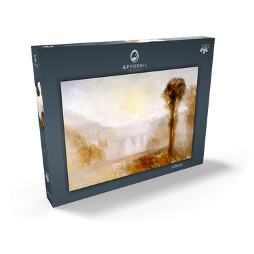 Darstellung des Puzzle Motivs The Ponte Delle Torri, Spoleto 100 Puzzle Schachtel Ansicht2