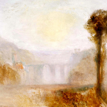 Darstellung des Puzzle Motivs The Ponte Delle Torri, Spoleto 100 Puzzle 3D Modell