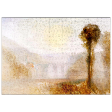 Darstellung des Puzzle Motivs puzzleplate The Ponte Delle Torri, Spoleto 500 Puzzle