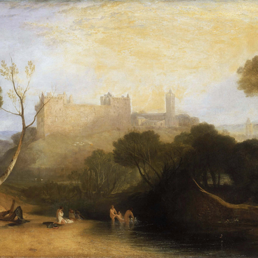 Darstellung des Puzzle Motivs Linlithgow Palace 1000 Puzzle 3D Modell