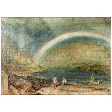 Darstellung des Puzzle Motivs puzzleplate The Rainbow: Osterspai and Filsen 1000 Puzzle