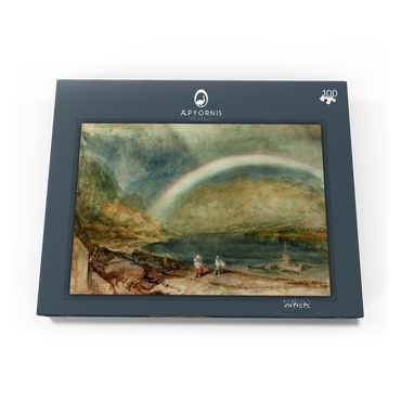Darstellung des Puzzle Motivs The Rainbow: Osterspai and Filsen 100 Puzzle Schachtel Ansicht3