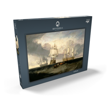 Darstellung des Puzzle Motivs The Victory Returning from Trafalgar, in Three Positions 200 Puzzle Schachtel Ansicht2