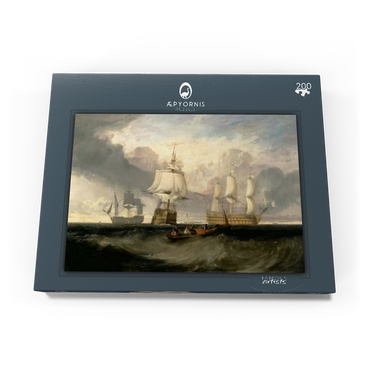 Darstellung des Puzzle Motivs The Victory Returning from Trafalgar, in Three Positions 200 Puzzle Schachtel Ansicht3