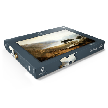 Darstellung des Puzzle Motivs Lake of Geneva from Montreux 200 Puzzle Schachtel Ansicht1