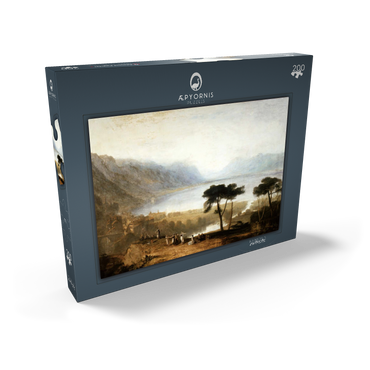 Darstellung des Puzzle Motivs Lake of Geneva from Montreux 200 Puzzle Schachtel Ansicht2