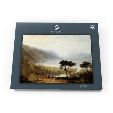 Darstellung des Puzzle Motivs Lake of Geneva from Montreux 200 Puzzle Schachtel Ansicht3