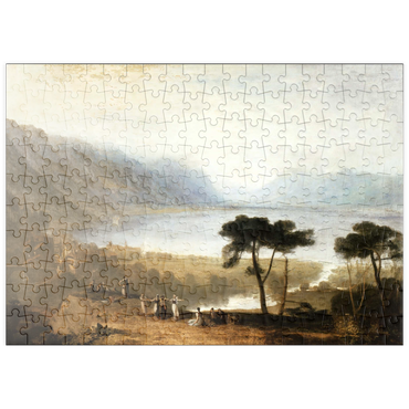 Darstellung des Puzzle Motivs puzzleplate Lake of Geneva from Montreux 200 Puzzle