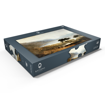 Darstellung des Puzzle Motivs Lake of Geneva from Montreux 500 Puzzle Schachtel Ansicht1