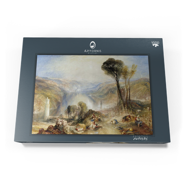 Darstellung des Puzzle Motivs Oberwesel 1000 Puzzle Schachtel Ansicht3