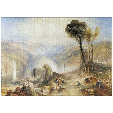 Darstellung des Puzzle Motivs puzzleplate Oberwesel 1000 Puzzle