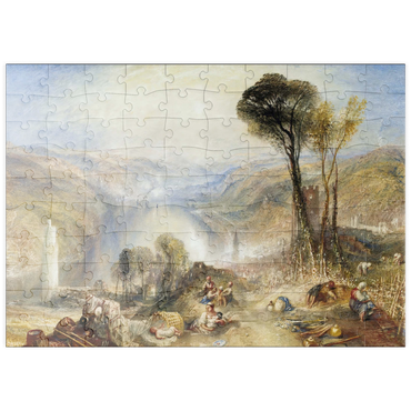 Darstellung des Puzzle Motivs puzzleplate Oberwesel 100 Puzzle