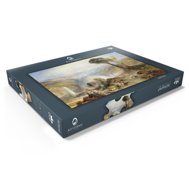 Darstellung des Puzzle Motivs Oberwesel 200 Puzzle Schachtel Ansicht1