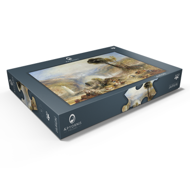 Darstellung des Puzzle Motivs Oberwesel 500 Puzzle Schachtel Ansicht1