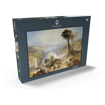 Darstellung des Puzzle Motivs Oberwesel 500 Puzzle Schachtel Ansicht2